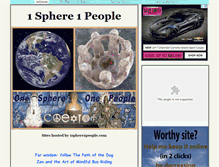 Tablet Screenshot of 1sphere1people.com